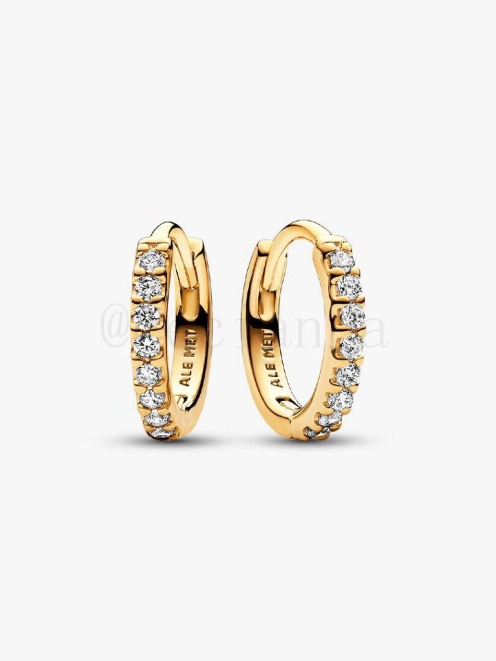 Pandora Sparkling Huggie Hoop Earrings